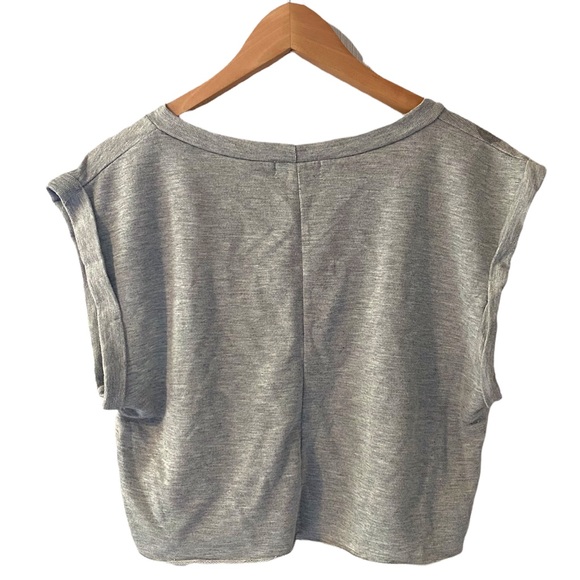 Heather grey crop tee - Picture 2 of 3